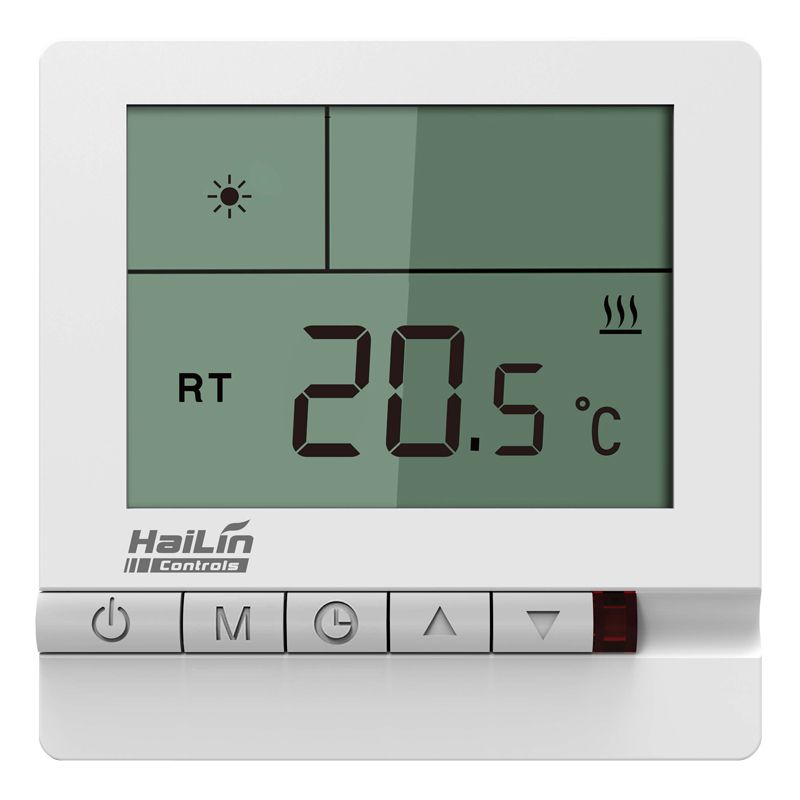 室内电采暖308温控器【电采暖、AC220V、16A（阻性负载）、双温双控、蓝色背光，外置传感器另配】（单位：箱；数量：40只）量大面议